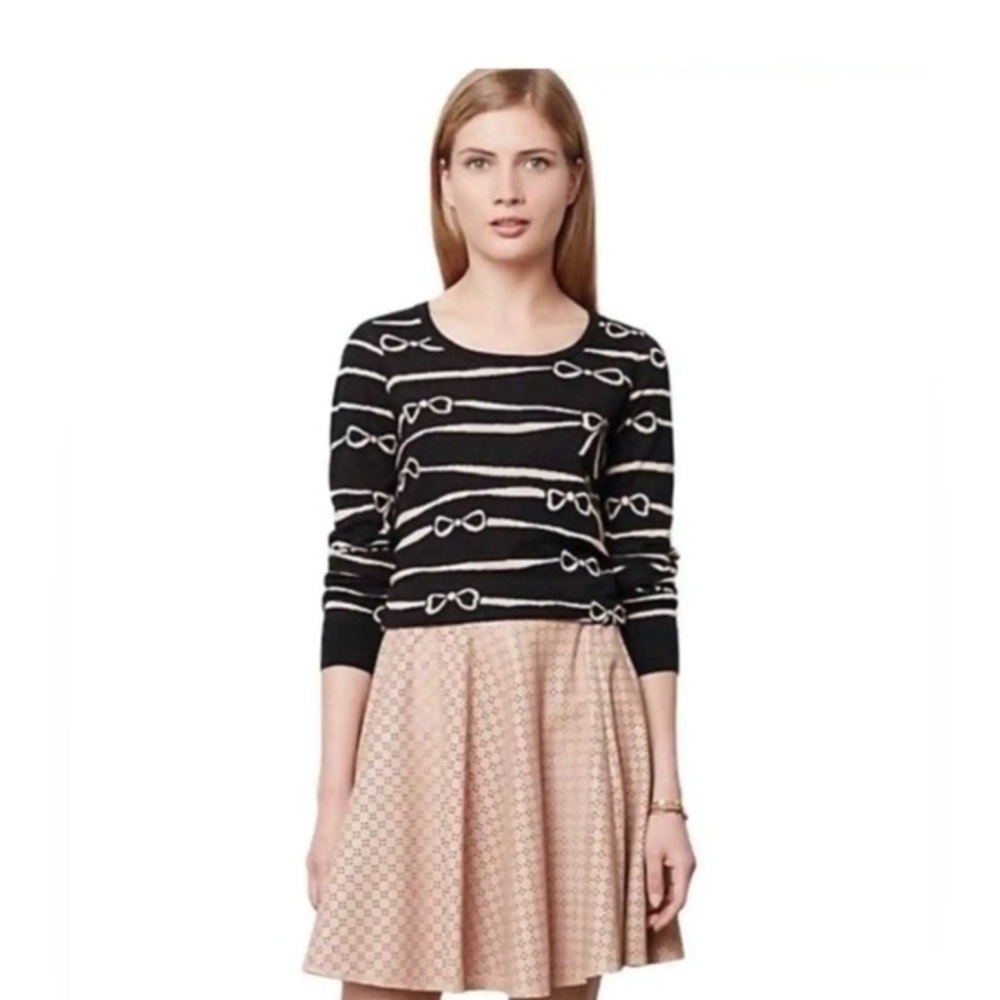 Anthro Sunday in Brooklyn Faux Leather Skirt